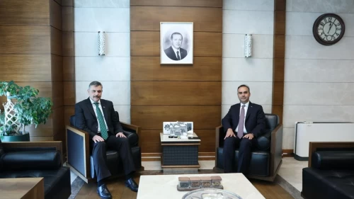 Bakan Çiftçi ile Bakan Kacır ortak projeler için bir arada!