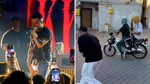 Klipte tüfek kullanan ünlü rapçiye gözaltı!