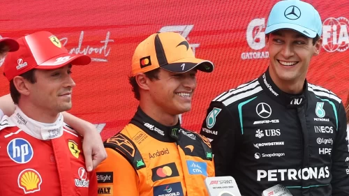Hollanda'da kazanan Lando Norris!