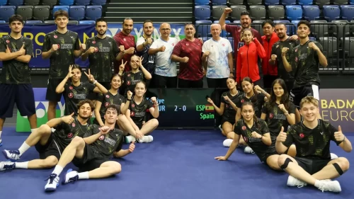 Milli badmintonculardan Avrupa'da tarihi başarı