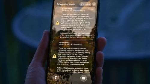 İngiltere'de telefonlar siren sesiyle çaldı