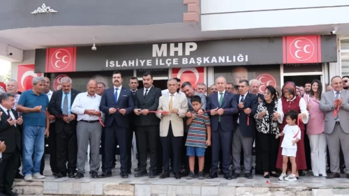 MHP Gaziantep teşkilatından İslahiye ve Nurdağı’na çıkarma