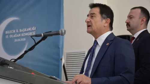MHP'li Aksu, Bilecik kongresinde seslendi: 'Gelen Türk asrıdır, geleceğin gücü Türkiye’dir'