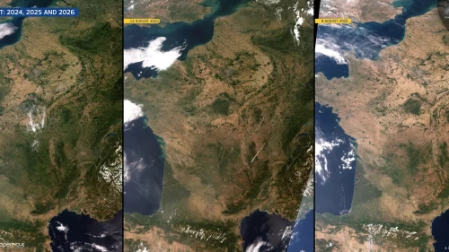 Fransa'nın uydu görüntüleri tehlikeyi gözler önüne serdi