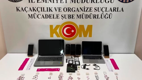263 SIM kart ve dijital materyaller ele geçirildi