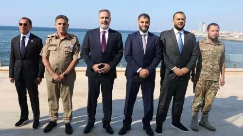 Bakan Fidan Trablus'ta İbrahim Dibeybe ile görüştü
