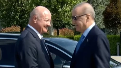 Cumhurbaşkanı Erdoğan, Avusturya Şansölyesi Stocker’i resmi törenle karşıladı