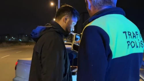 Kayseri’de alkollü sürücü polisten kaçtı