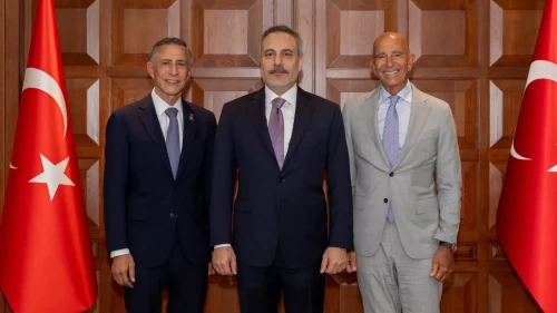 Bakan Hakan Fidan, ABD'nin Ankara Büyükelçisi Barrack'ı kabul etti