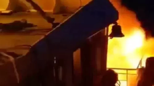 Filipinler'de feribot yangını