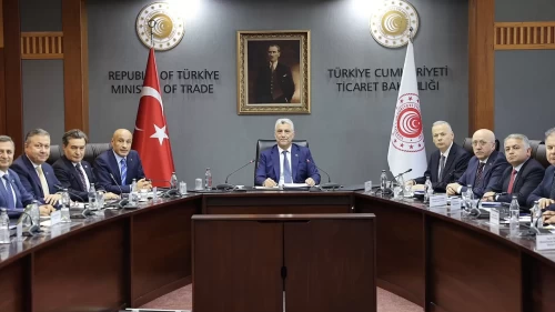 Ticaret Bakanı Bolat, TİM Başkanı Gültepe ve yeni yönetimi kabul etti