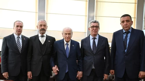 Sarallar ve Şahinler, MHP Lideri Bahçeli ile bir araya geldi!