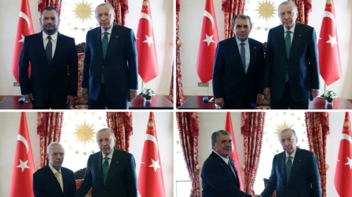 Derbi öncesi sürpriz buluşma! Cumhurbaşkanı Erdoğan, 4 büyük kulübün başkanlarını kabul etti