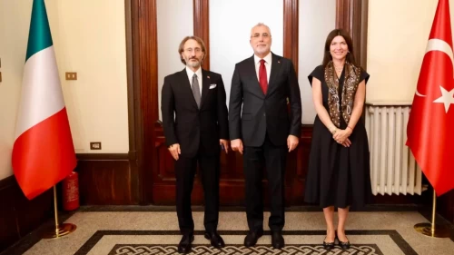 İtalya temasları kapsamında Büyükelçiler Elif Ülgen ve Fahrettin Altun ile kritik görüşmeler gerçekleştirildi!