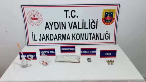 Kuşadası’nda uyuşturucu operasyonu: 1 kilo 100 gram metamfetamin ele geçirildi