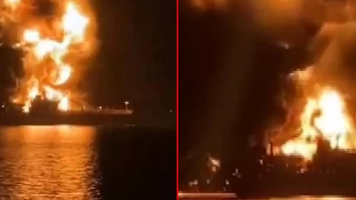 Irak açıklarında petrol tankerine İHA saldırısı!