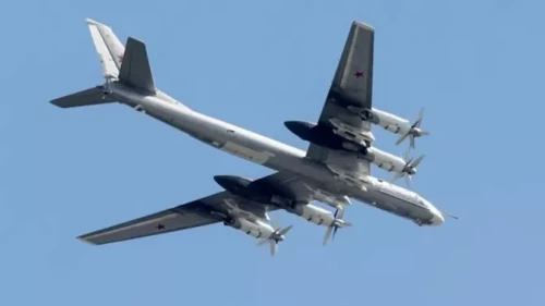 Rusya'da stratejik bombardıman uçağı düştü