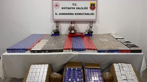 Kütahya’da kaçak sigara operasyonu: 3 şüpheliye soruşturma