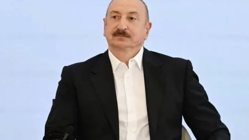 Aliyev: ''30 yıllık çatışmanın ardından Güney Kafkasya barış bölgesine dönüşüyor''