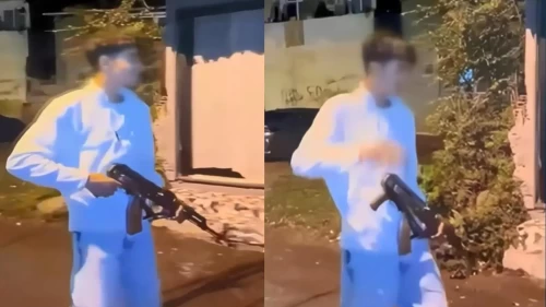 14 yaşındaki çocuk kalaşnikofla ateş açtı!