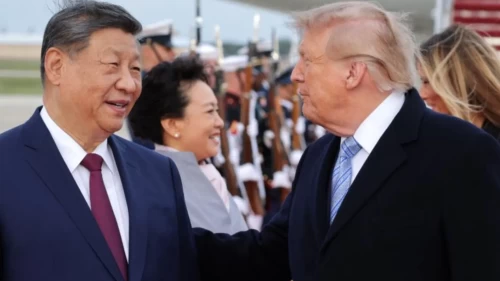 Trump ve Şi Beyaz Saray'da bir araya geldi! 'Daha iyi bir gelecek inşa edeceğiz'