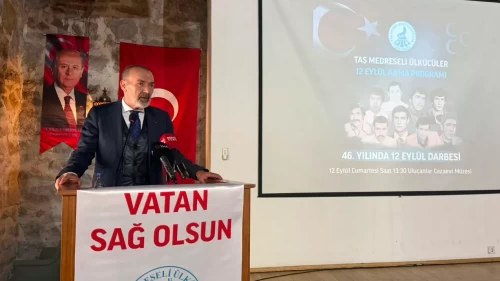 MHP'li Yaşar Yıldırım Ulucanlar'da konuştu: 12 Eylül, 15 Temmuz'un ilk adımıdır