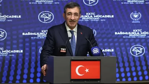 Cumhurbaşkanı Yardımcısı Yılmaz'dan KKTC'de bağımlılıkla mücadele mesajı: Uyuşturucu baronlarına göz açtırmayacağız