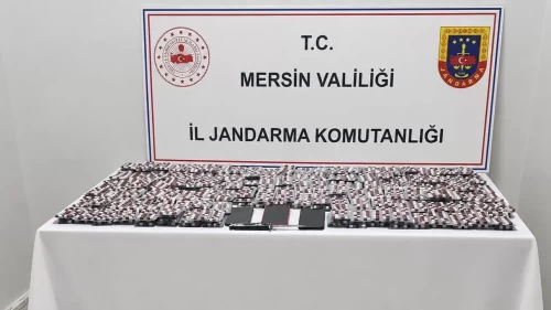 Mersin’de 13 bin 764 uyuşturucu hap ele geçirildi