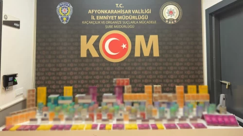 Afyonkarahisar’da kaçak sigara operasyonu: 1 gözaltı