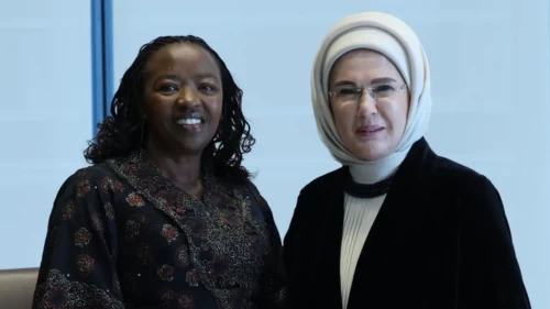 Emine Erdoğan, Kenya Cumhurbaşkanı Ruto’nun eşi Rachel Ruto ile bir araya geldi