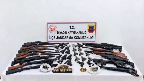 Kaçakçılığa büyük darbe! 41 silah ve mühimmat ele geçirildi