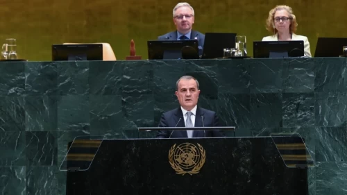 Bayramov'dan BM'de 'fiili barış' mesajı!