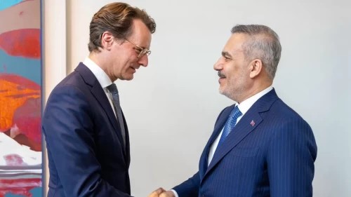 Bakan Fidan, Wüst'ü makamında kabul etti