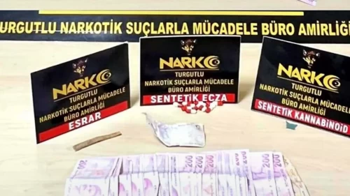 Manisa’da uyuşturucu operasyonu: 3 şüpheli gözaltına alındı