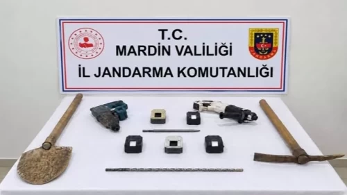 Mardin’de tarihi eser operasyonu