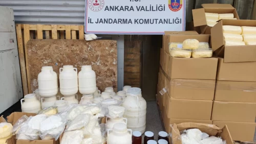 Halkın sağlığını böyle tehlikeye attılar! Kilolarca süt imha edildi