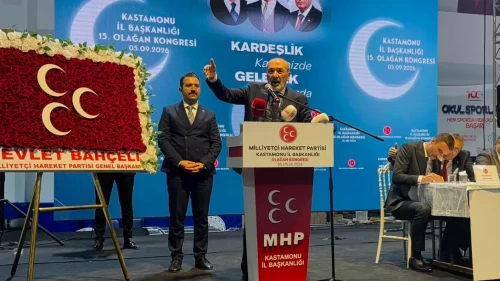 MHP'li Yaşar Yıldırım’dan Kastamonu’da net mesaj: 'Emanetleri geri istiyoruz!'