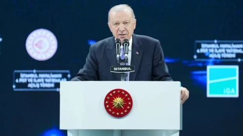 Cumhurbaşkanı Erdoğan İstanbul Havalimanı’nda açıkladı: 'Şampiyonlar Ligindeyiz'