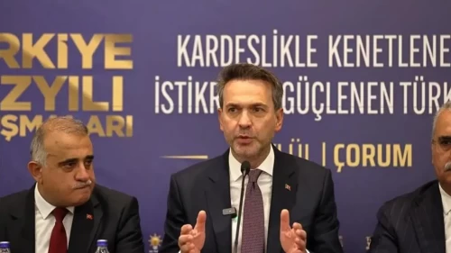 Bakan Alparslan Bayraktar'dan Çorum ziyareti: Valilik, belediye ve esnafla bir araya geldi
