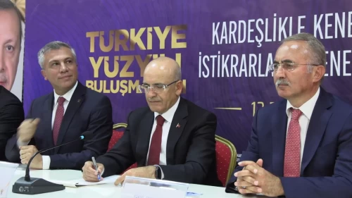 Bakan Mehmet Şimşek, Bolu’da iş dünyasıyla buluştu