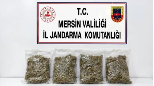 Mersin’de uyuşturucu operasyonu: 2 kilo 100 gram esrar ele geçirildi