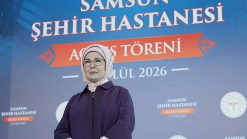 Emine Erdoğan'dan Samsun'a hayırlı olsun mesajı