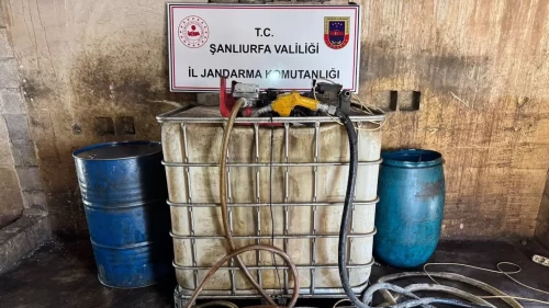 Şanlıurfa’da kaçak akaryakıt operasyonu: 1250 litre ele geçirildi