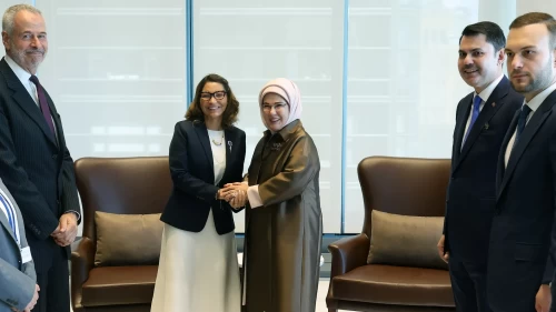Emine Erdoğan Brezilya Devlet Başkanı’nın eşi Silva ile görüştü