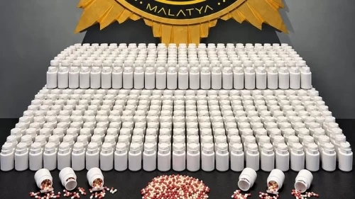 Malatya’da uyuşturucu operasyonu: 46 bin 189 hap ele geçirildi