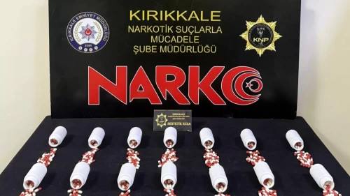 Kırıkkale’de uyuşturucu operasyonu: 741 hap ele geçirildi, 3 tutuklama