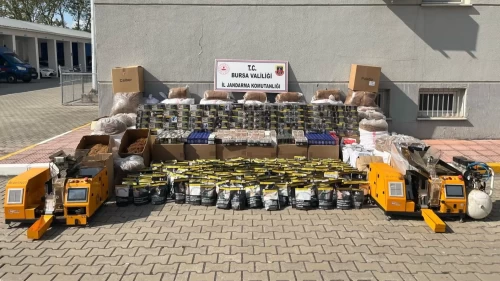 Bursa’da 3 milyon 200 bin TL’lik kaçak tütün operasyonu