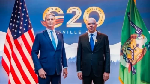 G20 toplantısında sürpriz temas: Rusya ve ABD maliye bakanları bir araya geldi!