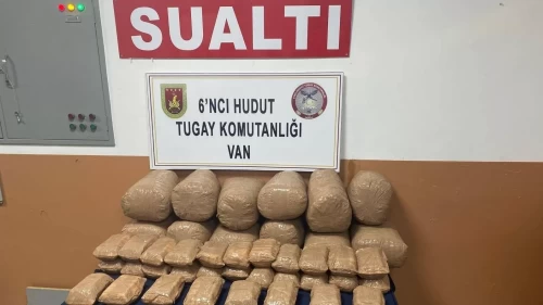 Van sınırında 516 kilo 727 gram uyuşturucu ele geçirildi