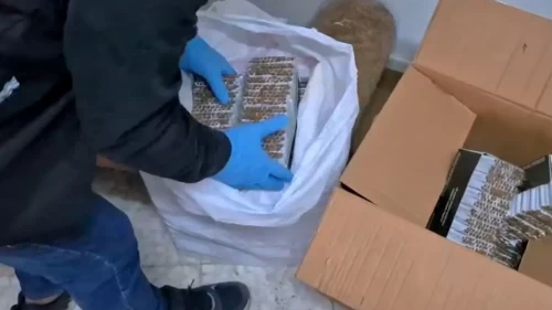Mersin’de kaçak tütün sevkiyatına darbe